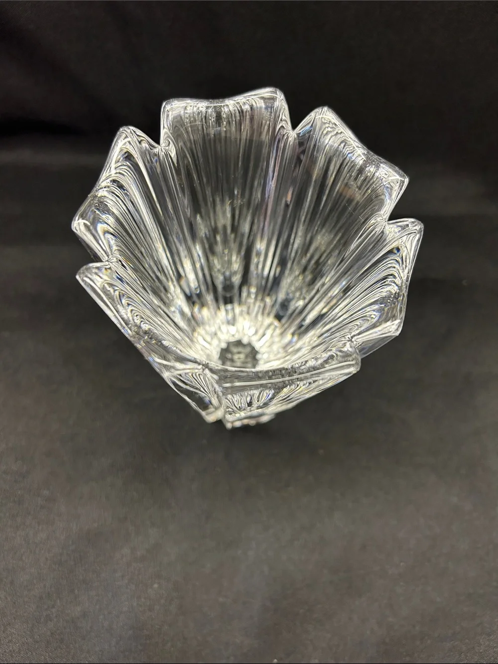 Orrefors ‘Corona’ crystal vase
